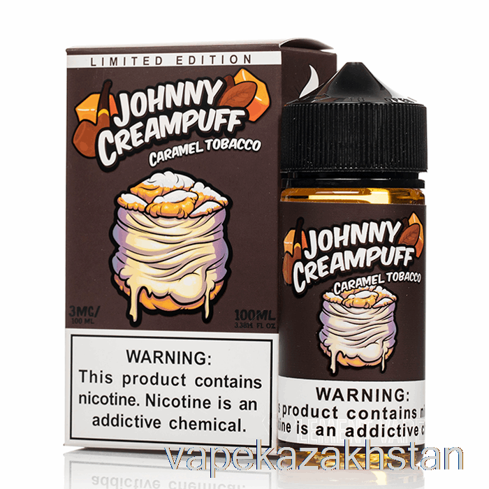 Vape Smoke Caramel Tobacco - Johnny Creampuff - 100mL 3mg